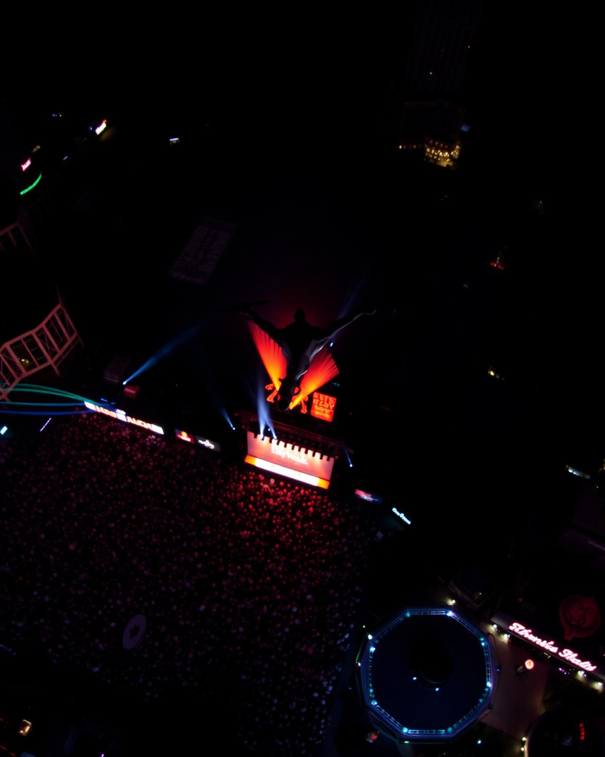 Festival overhead — Downtown